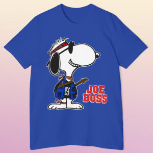 Snoopy Joe Boss Bruce Springsteen Music Rock Cartoon Shirt