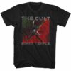 The Cult – Sonic Temple Album – American Classics – Solid Black Adult Short Sleeve T-Shirt