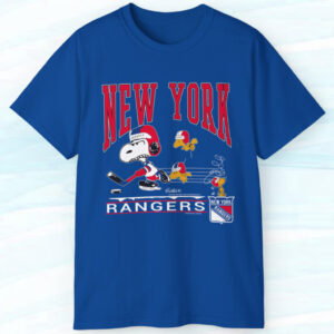 Vintage 90’S New York Rangers Snoopy Joe Cool NHL Hockey Shirt