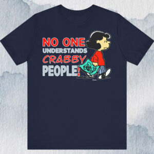 Vintage 90s Peanuts Lucy No One Understands Crabby People Shirt