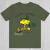 Vintage 90s Peanuts Woodstock Happy Camper Shirt