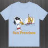 Vintage Peanuts Joe Cool Snoopy San Francisco Shirt