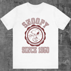 Vintage Peanuts Snoopy Big Logo Since 1950 Shirt
