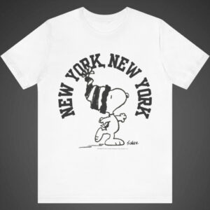 Vintage Snoopy Peanuts New York Big Logo Shirt