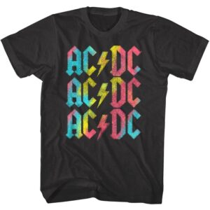 ACDC Airbrush Rainbow Men’s T Shirt