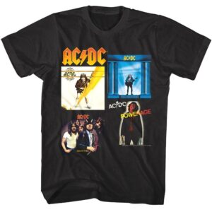 ACDC Album Discography Men’s T Shirt