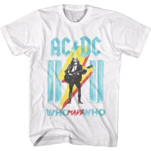 ACDC Angus Young Who Made Who Men’s T Shirt
