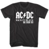 ACDC Back in Black UK Tour ’80 Men’s T Shirt