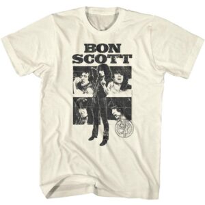 ACDC Bon Scott Vintage Gallery Men’s T Shirt