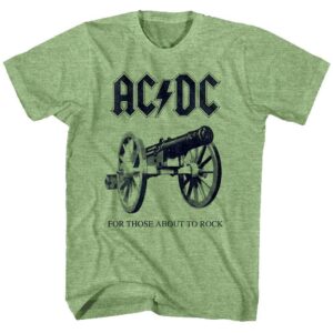 ACDC For Those About to Rock Army Men’s T Shirt