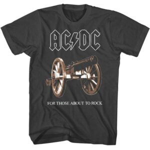 ACDC For Those About to Rock Cannon Men’s T Shirt