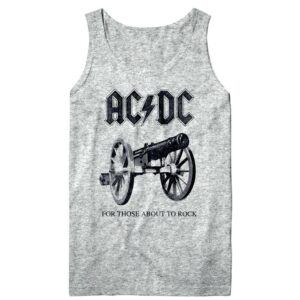 ACDC For Those About to Rock Cannon Men’s Tank