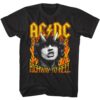 ACDC Highway to Hell Fire Men’s T Shirt