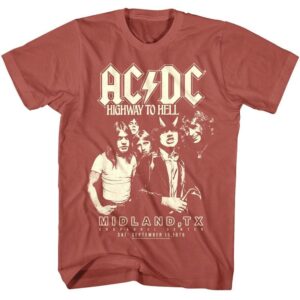 ACDC Highway to Hell Texas Men’s T Shirt