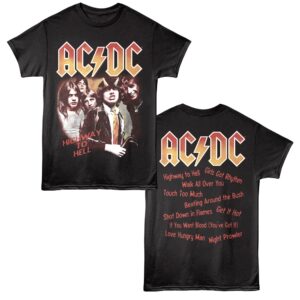 ACDC Highway to Hell Tracklist Men’s T Shirt