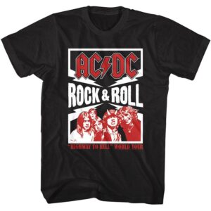 ACDC Highway to Hell World Tour Men’s T Shirt