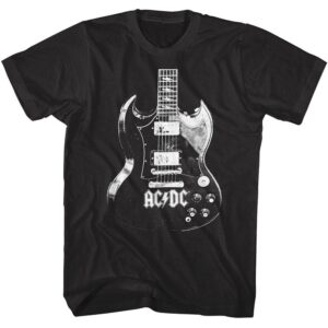 ACDC Jaydee Gibson SG Guitar Men’s T Shirt