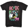 ACDC Neon Highway to Hell 1979 Men’s T Shirt