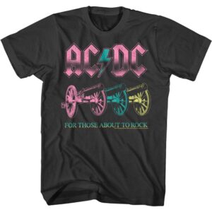 ACDC Rainbow Cannons Men’s T Shirt