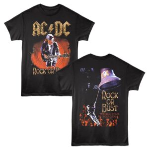 ACDC Rock or Bust World Tour Men’s T Shirt