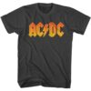 ACDC Vintage Orange Logo Men’s T Shirt