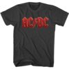 ACDC Vintage Red Logo Men’s T Shirt