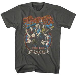 Aerosmith Let Rock Rule Tour 2014 Men’s T Shirt