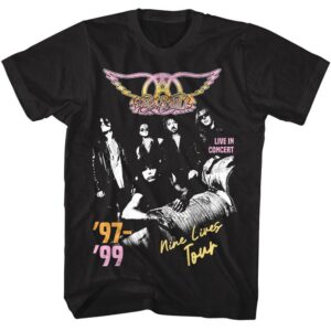 Aerosmith Nine Lives Tour 97-99 Men’s T Shirt