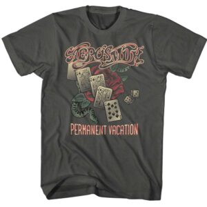 Aerosmith Permanent Vacation Royal Flush Men’s T Shirt