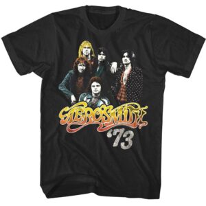 Aerosmith Smiles 73 Men’s T Shirt