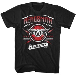 Aerosmith Stars Boston MA Men’s T Shirt