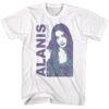 Alanis Morissette Portrait Duotone Art Men’s T Shirt