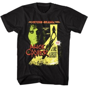 Alice Cooper Psycho Drama Tour Men’s T Shirt