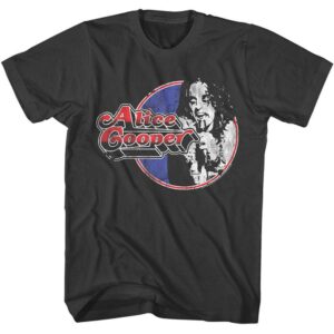 Alice Cooper Retro Poster Men’s T Shirt