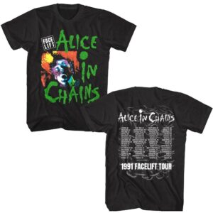 Alice in Chains Facelift Tour 1991 Men’s T Shirt
