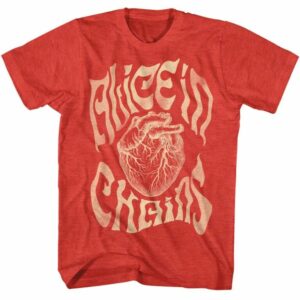 Alice in Chains Heart Men’s T Shirt