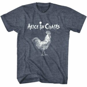 Alice in Chains Rooster Drawing Men’s T Shirt