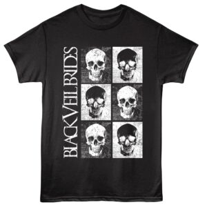 Black Veil Brides Skulls Men’s T Shirt