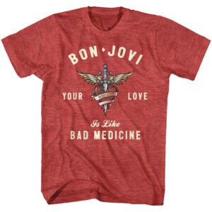 Bon Jovi Bad Medicine Tattoo Men’s T Shirt