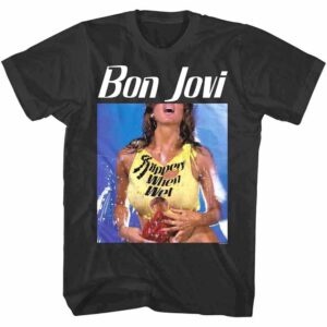 Bon Jovi Slippery When Wet Girl Men’s T Shirt