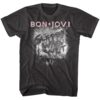 Bon Jovi Slippery When Wet Steam Men’s T Shirt
