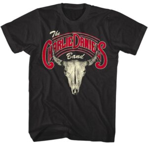 Charlie Daniels Band Bull Skull Men’s T Shirt