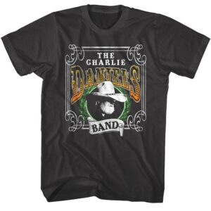 Charlie Daniels Band Leaf Wreath Men’s T Shirt