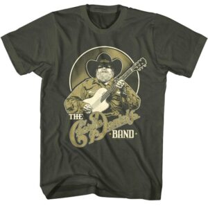 Charlie Daniels Band Strumming Geetar Men’s T Shirt
