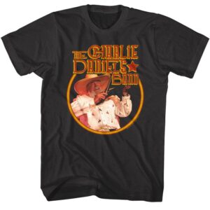 Charlie Daniels Playing Fiddle Men’s T Shirt