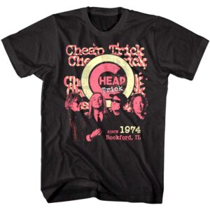 Cheap Trick Rockford 1974 Men’s T Shirt
