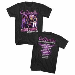 Cinderella Night Songs Tour 86 Men’s T Shirt