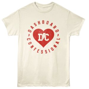 Dashboard Confessional Heart Men’s T Shirt