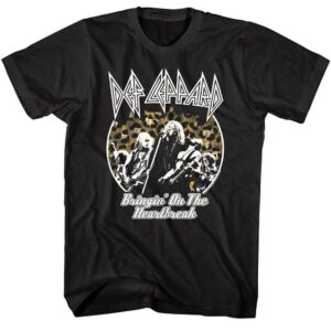 Def Leppard Bringin on the Heartbreak Live Men’s T Shirt