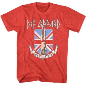 Def Leppard British Diver Men’s T Shirt